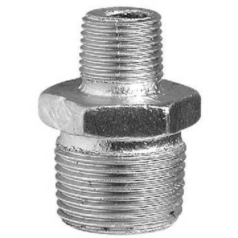 foto del prodotto nipplo ridotto zincato mm 1 x 1/2 dh