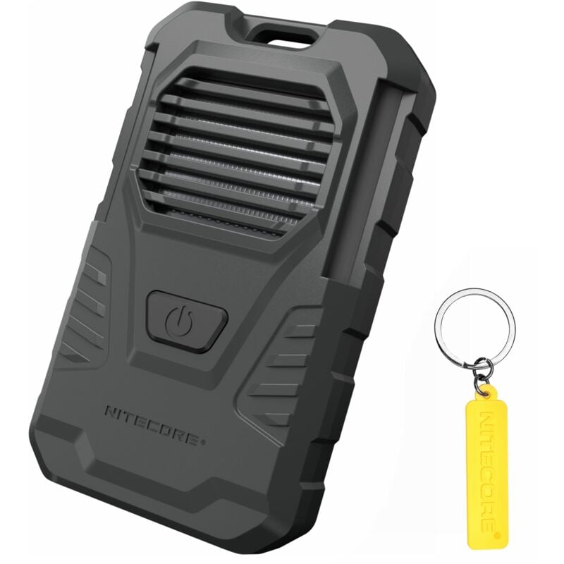 foto del prodotto nitecore emr06 tac repellente elettronica portatile zanzara batteria li ion 1800mah integrata etichetta