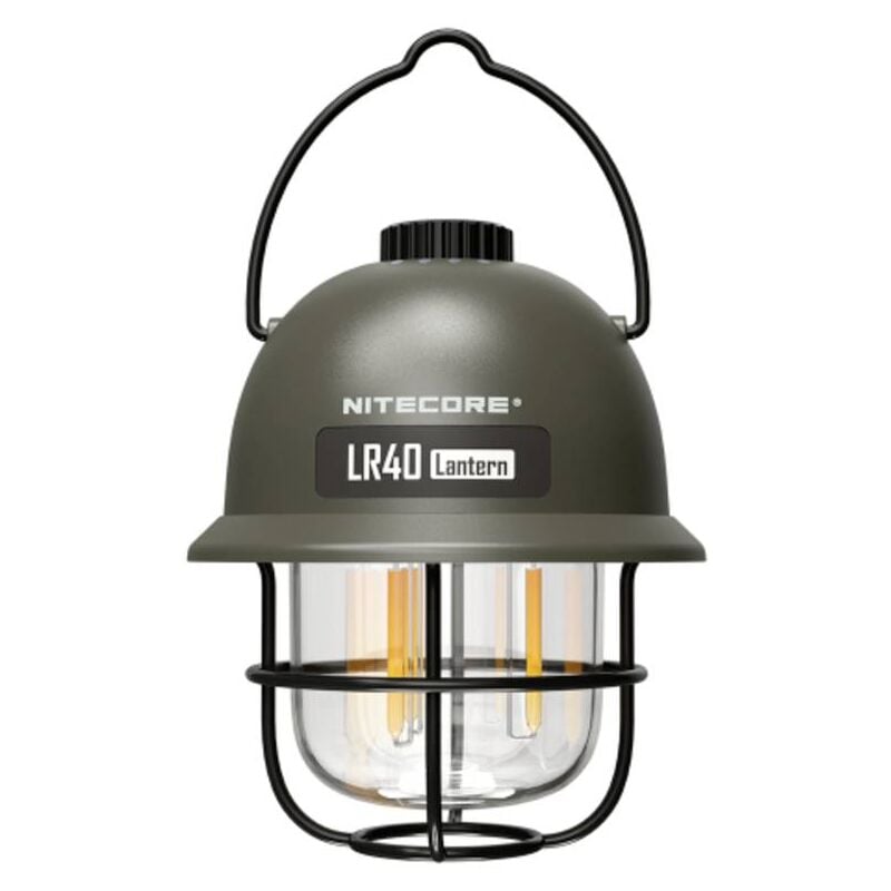 foto del prodotto nitecore nc lr40 oliv lr40 led monocolore lanterna da campeggio 100 lm a batteria ricaricabile 222 g olive