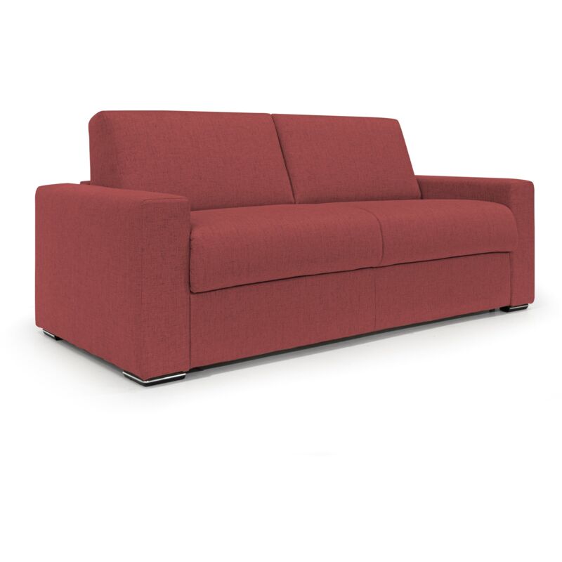 foto del prodotto nixon divano letto c mat. h 20 cm 200 cm mat. 140x197 rosso