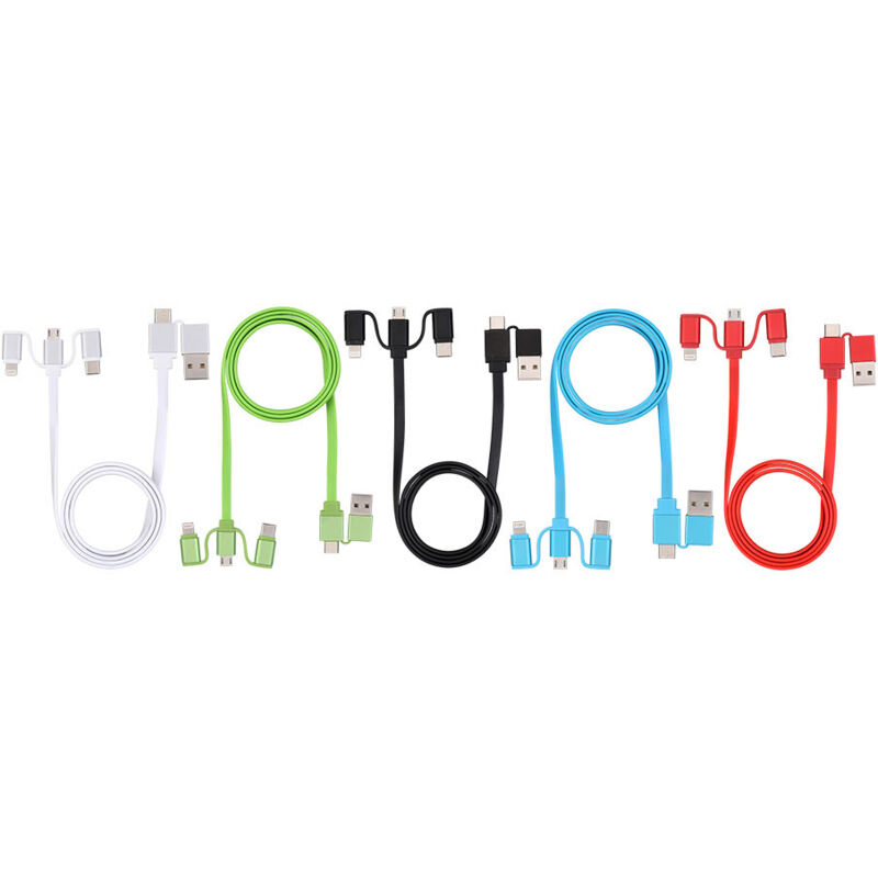 foto del prodotto nk cavo caricabatterie usb 6 in 1 100cm multi compatibilit collettori connessi