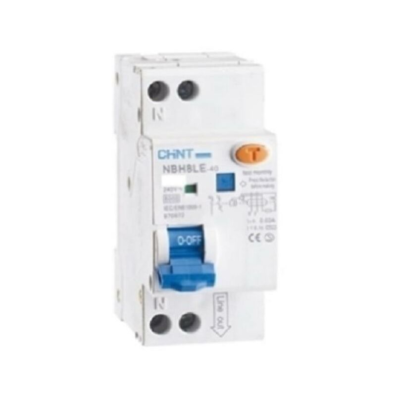 foto del prodotto nl1 63 25 2p a30 interruttore differenziale puro 2x25a 30ma tipo a chint