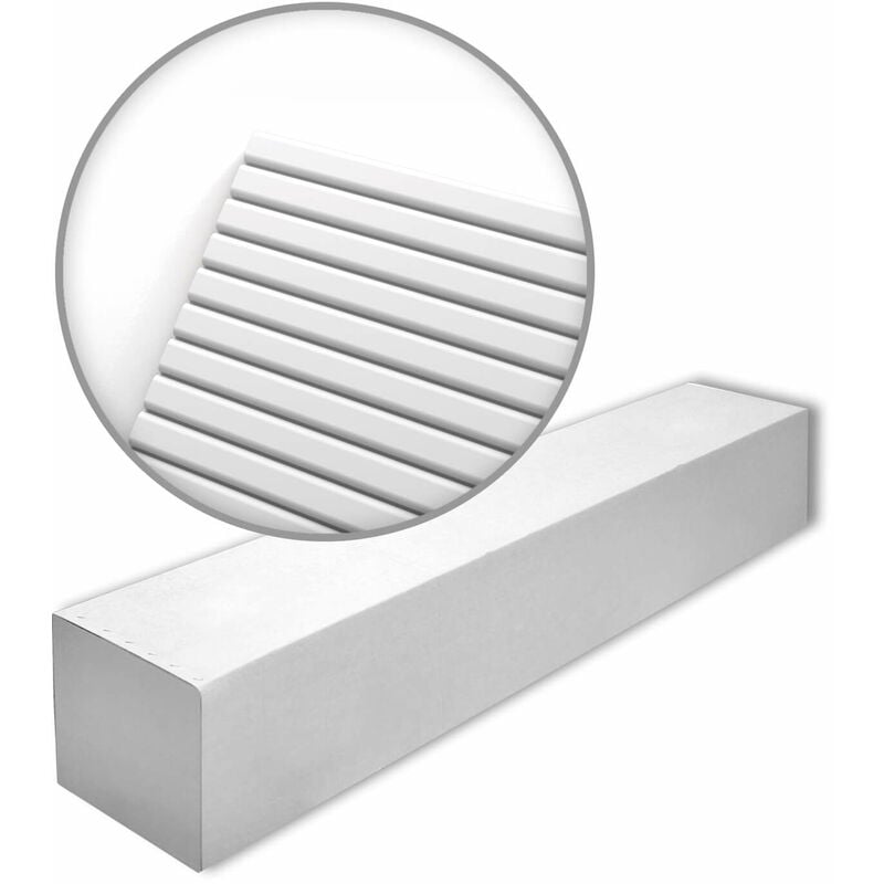 foto del prodotto nmc canel l box arstyl noel marquet 1 scatola 6 pezzi 3d rivestimento murale design moderno bianco 12 m