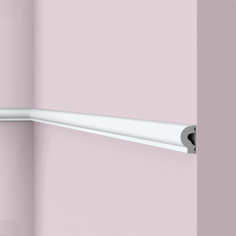 foto del prodotto nmc cornice parete wl13 wallstyl noel marquet fregio modanatura aspetto stucco modanatura design classico senza tempo bianco 2 m