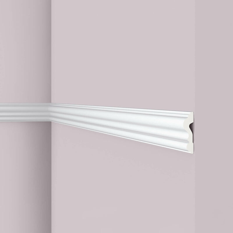 foto del prodotto nmc cornice parete z1360 arstyl noel marquet modanatura aspetto stucco design classico senza tempo bianco 2 m
