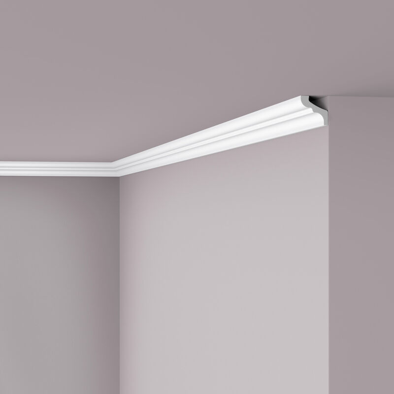 foto del prodotto nmc cornice soffitto parete f nomastyl noel marquet modanatura tipo stucco design moderno bianco 2 m