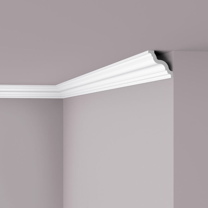immagine 0 del prodotto nmc cornice soffitto parete gr nomastyl noel marquet modanatura tipo stucco design classico senza tempo bianco 2 m