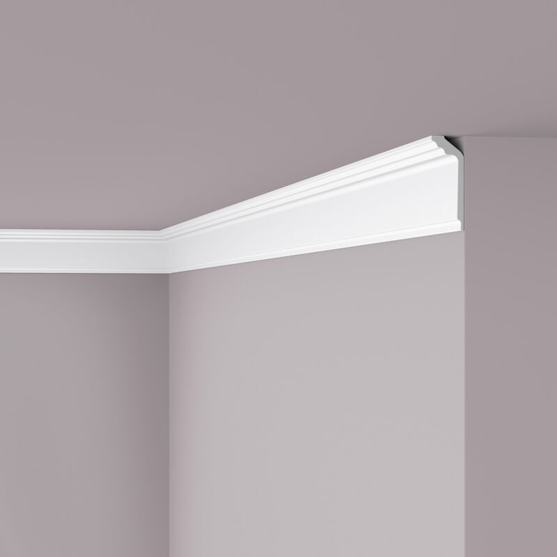 foto del prodotto nmc cornice soffitto parete gt nomastyl noel marquet modanatura tipo stucco design moderno bianco 2 m