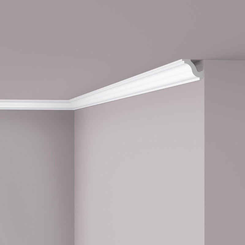 foto del prodotto nmc cornice soffitto parete h nomastyl noel marquet modanatura tipo stucco design classico senza tempo bianco 2 m