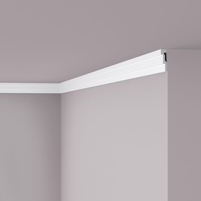 foto del prodotto nmc cornice soffitto parete m2 nomastyl noel marquet modanatura tipo stucco design moderno bianco 2 m