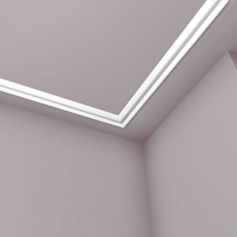 foto del prodotto nmc cornice soffitto parete n nomastyl noel marquet modanatura tipo stucco design moderno bianco 2 m