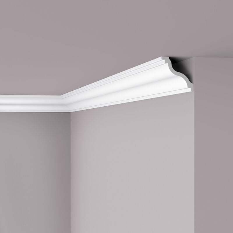foto del prodotto nmc cornice soffitto parete sl nomastyl noel marquet modanatura tipo stucco design classico senza tempo bianco 2 m