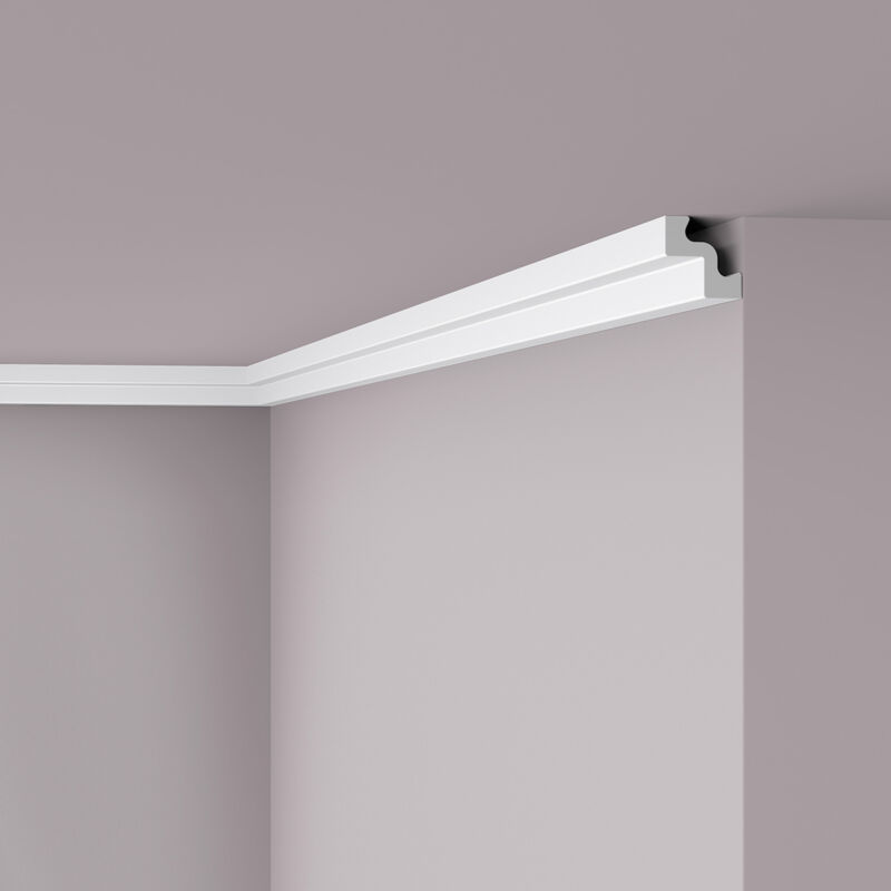 foto del prodotto nmc cornice soffitto parete st2 nomastyl noel marquet modanatura tipo stucco design moderno bianco 2 m