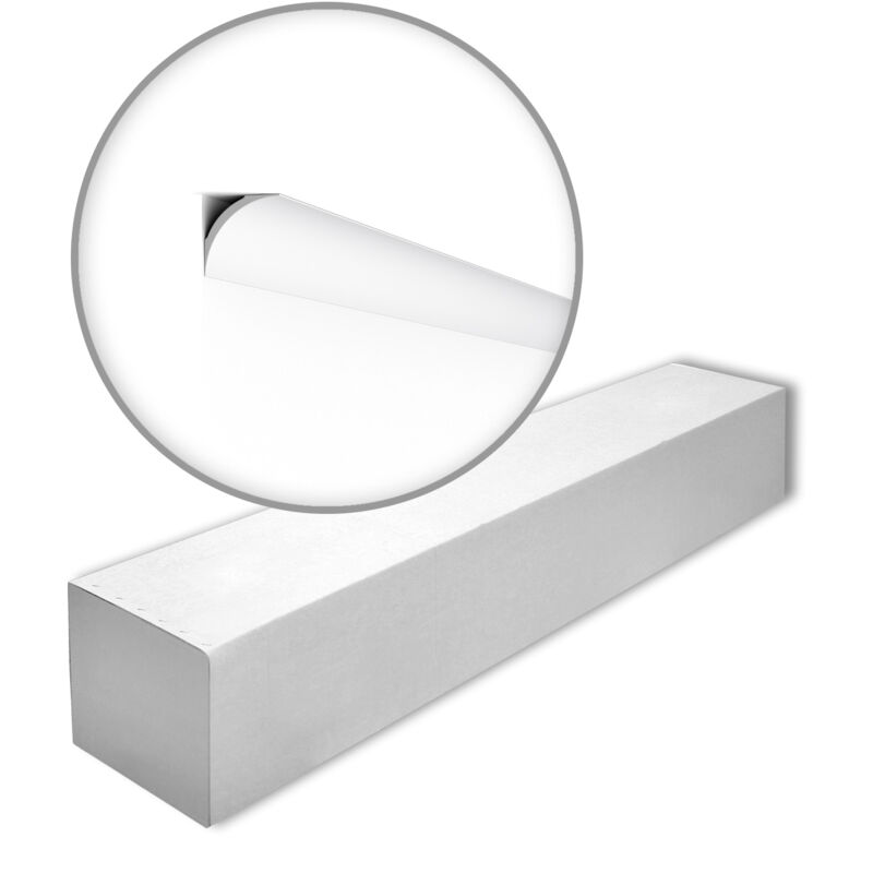 foto del prodotto nmc ne2 pure box 10 nomastyl noel marquet 1 scatola 10 pezzi cornice soffitto parete design moderno bianco 20 m