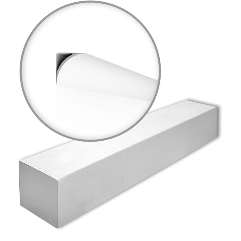 foto del prodotto nmc ne4 pure box 10 nomastyl noel marquet 1 scatola 10 pezzi cornice soffitto parete design moderno bianco 20 m