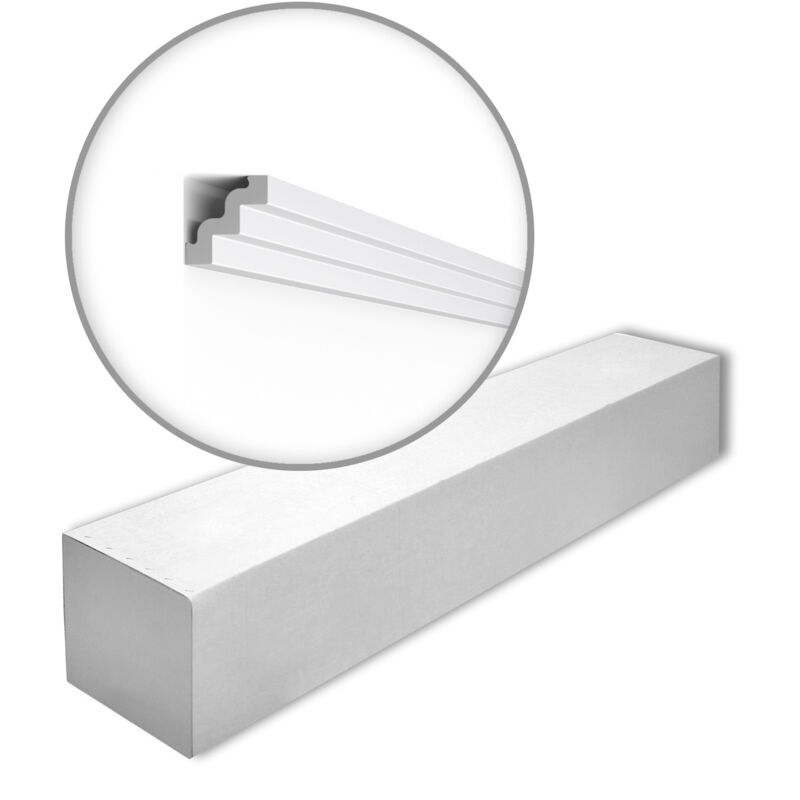 foto del prodotto nmc st3 box 10 nomastyl noel marquet 1 scatola 10 pezzi cornice soffitto parete design moderno bianco 20 m