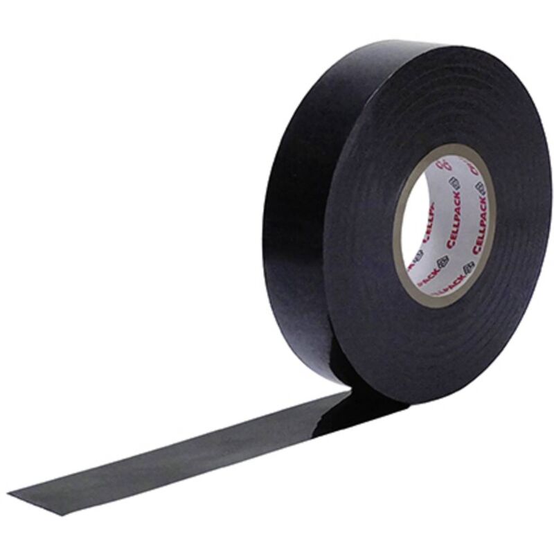 foto del prodotto no.328 0.18 12 20 bk 416717 nastro isolante n. 328 nero l x l 20 m x 12 mm 1 pz. cellpack