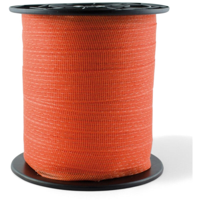 foto del prodotto no brand banda per recinti elettrici bobina 200 mt arancione h40 mm