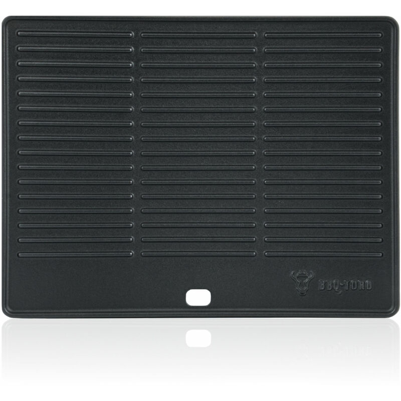 foto del prodotto no brand bbq toro piastra in ghisa 40 x 31 cm piastra reversibile, smaltata