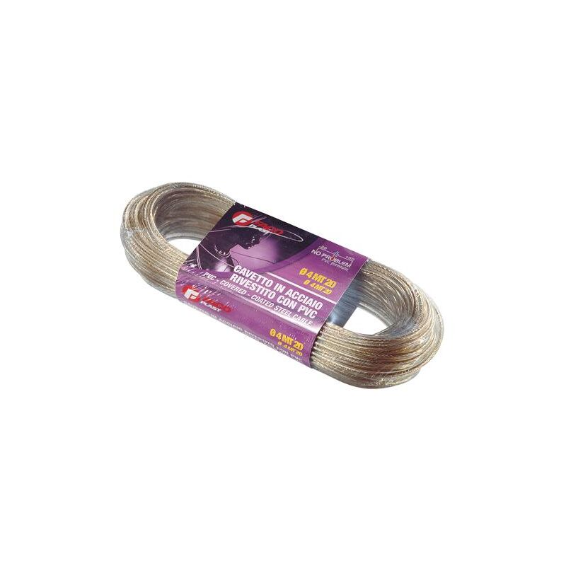foto del prodotto no brand cavetto cavo stendibiancheria ottonato plastificato d. 4 mm 20 mt 27223 