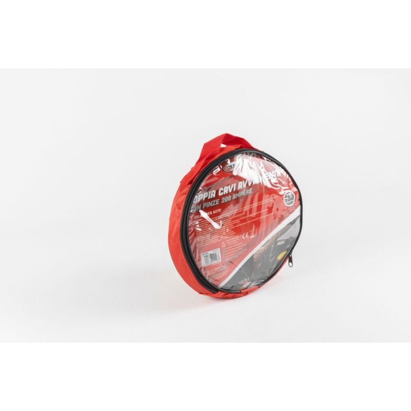 foto del prodotto no brand coppia cavi batteria con pinze isolate in abs 300ah