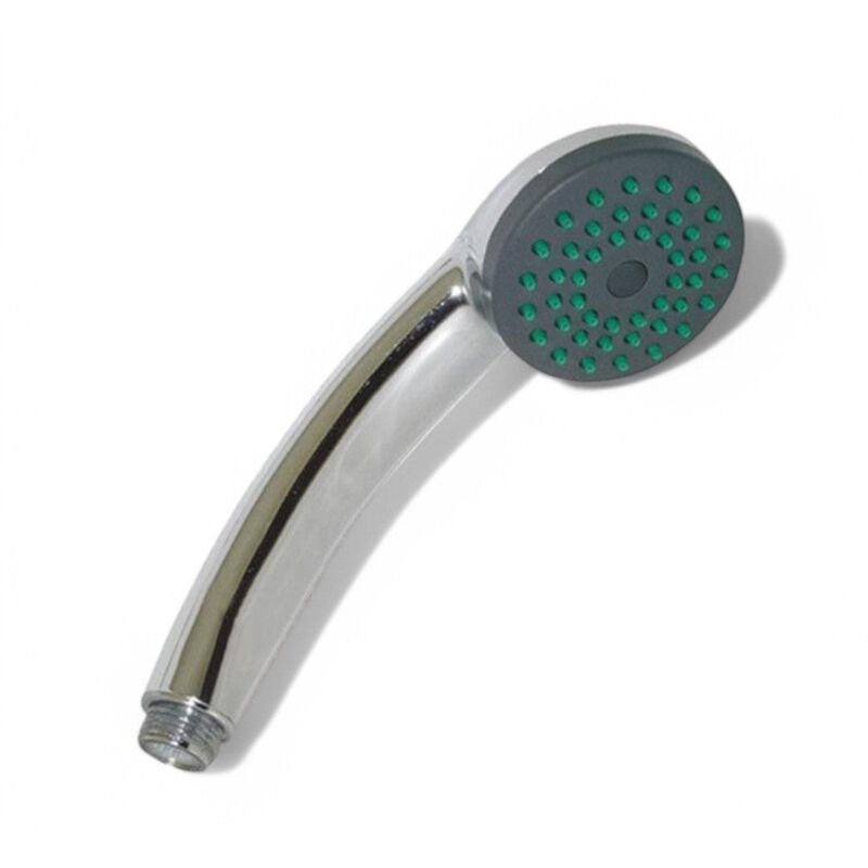 foto del prodotto no brand doccetta getto fisso anticalcare in plastica cromata con attacco m 1 2 ideale per bagno moderna e resistente