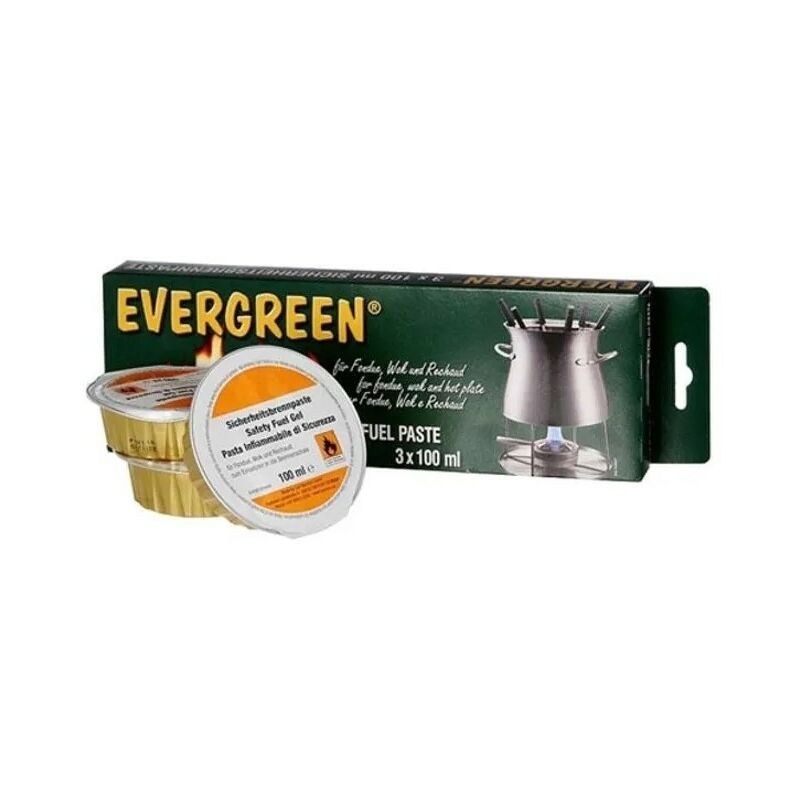 foto del prodotto no brand evergreen pasta combustibile 3 pezzi da 100 ml