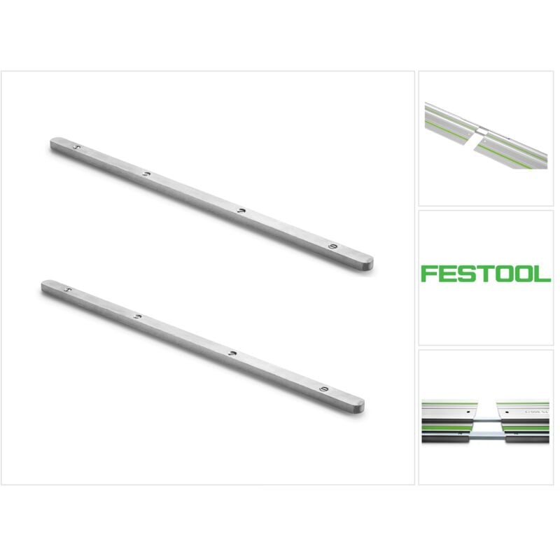 foto del prodotto no brand festool 2x raccordo di giunzione fsv 2x 482107 per connettere due binari di guida