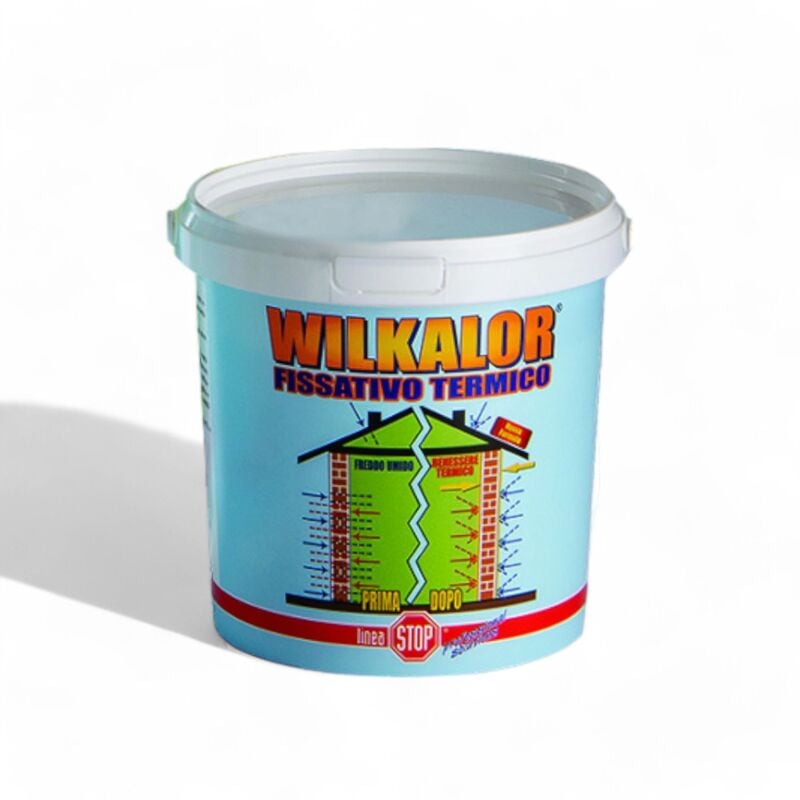 foto del prodotto no brand fissativo termico con microsfere di vetro per isolamento termico e acustico antimuffa e anticondensa per muri freddi e umidi 5 lt.