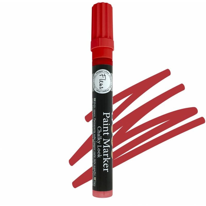 foto del prodotto no brand fleur paint marker punta media 2 4 mm f36 cherry lips pennarello