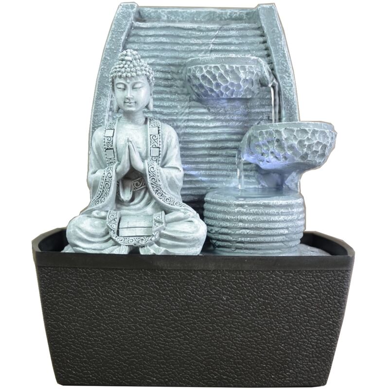 foto del prodotto no brand fontana da interni feng shui con luci, 24 cm