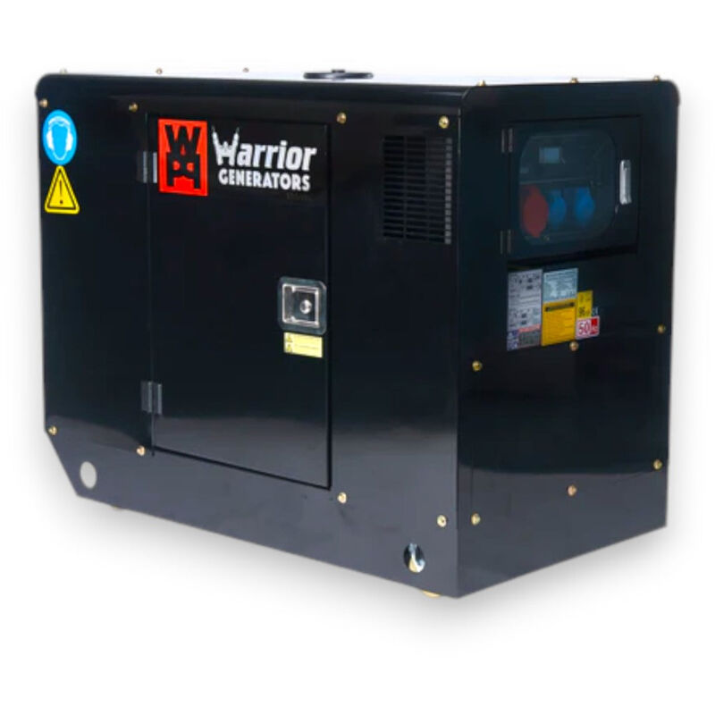 foto del prodotto no brand generatore di corrente gruppo elettrogeno a motore diesel 12,5 kw accensione elettrica con ruote e serbatoio 50 litri