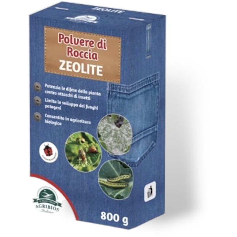 foto del prodotto no brand insetticida zeolite in polvere di roccia di origine vulcanica per piante confezione 800 gr agribios