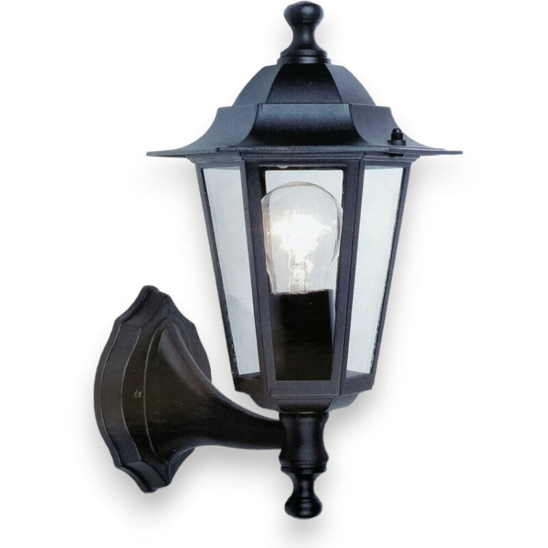 foto del prodotto no brand lanterna da parete in alluminio con sei facce per illuminazione esterna