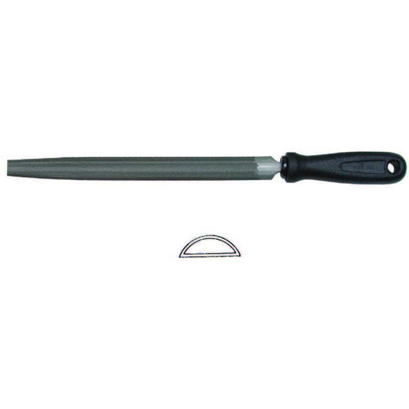 foto del prodotto no brand lime mezze tonde con manico plastica 6 mm.150 taglio bastardo