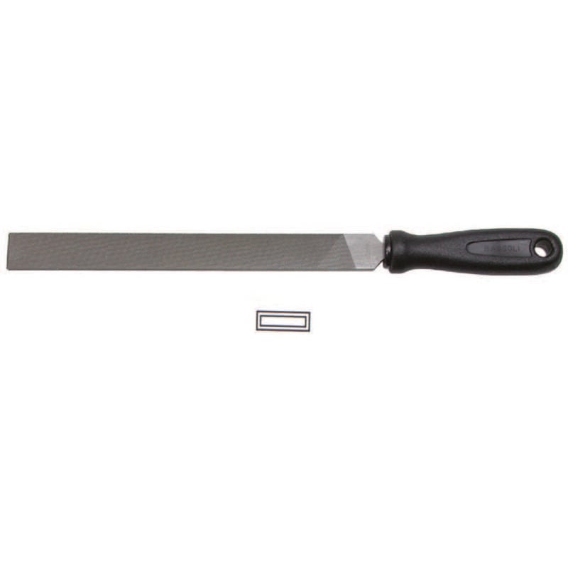 foto del prodotto no brand lime piatte parallele con manico plastica 6 mm.150 taglio bastardo