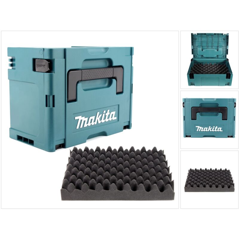 foto del prodotto no brand makita valigetta makpac 3 inserto universale makita per trapani, smerigliatrici e seghe a batteria