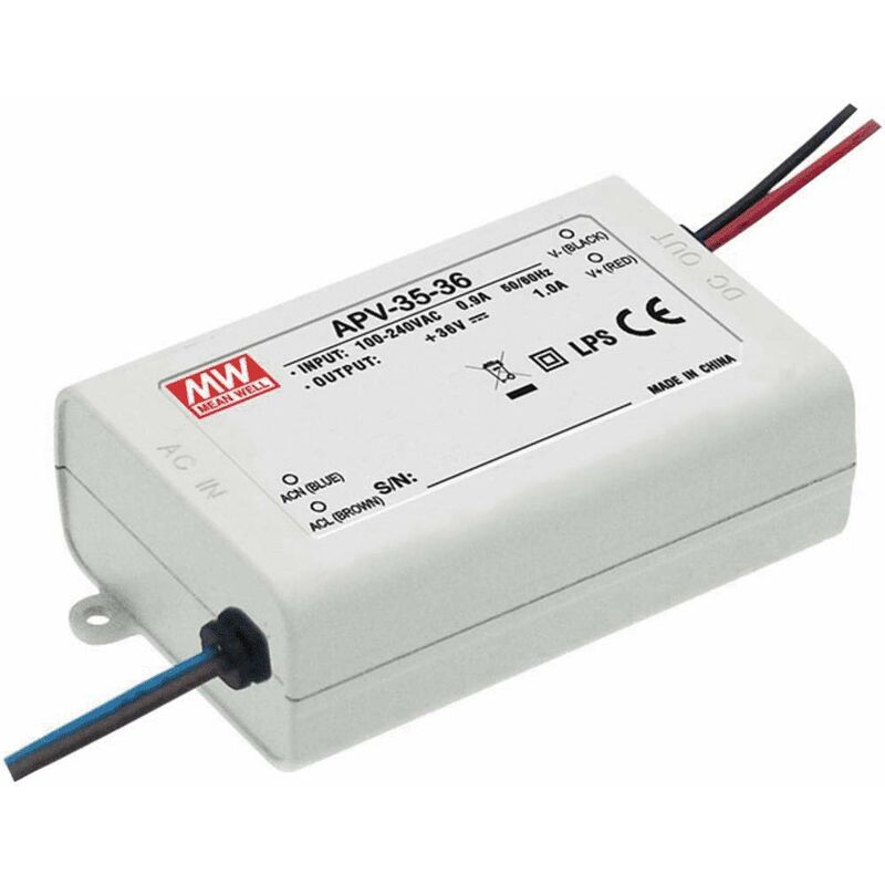 foto del prodotto no brand meanwell apv 35 12 alimentatore di rete a led, 36 w, 12 v, 3 a