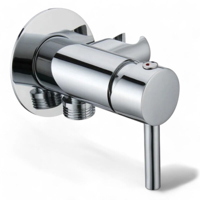 foto del prodotto no brand miscelatore incasso tondo con supporto integrato cromo 1 2 m