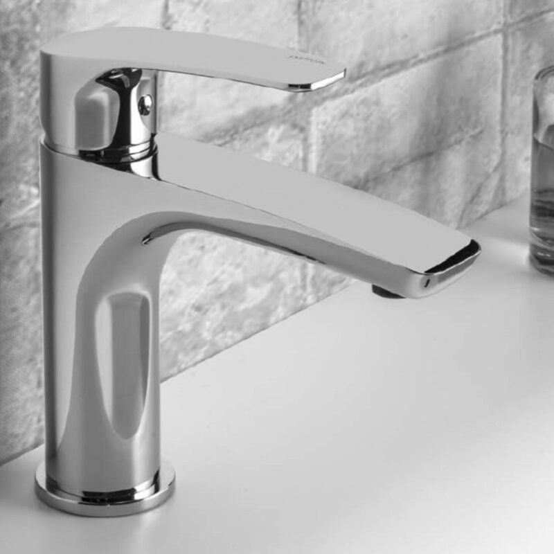 foto del prodotto no brand miscelatore lavabo cromo con scarico automatico lime