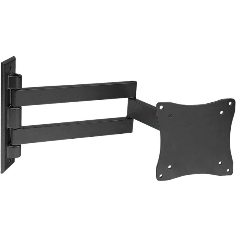 foto del prodotto no brand nuovavideosuono supporto tv a parete lcd 13b nero vesa 75x75 100x100