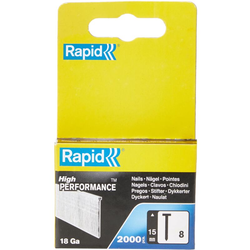 foto del prodotto no brand rapid 5000811 no. 8 chiodi 15 mm, acciaio, 2000 pcs