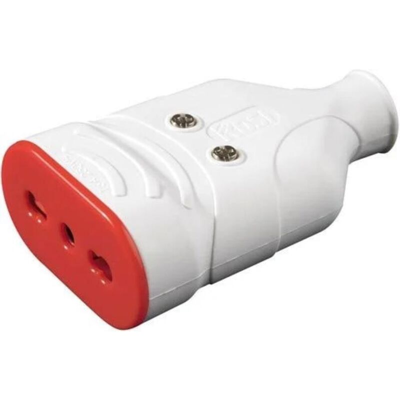 foto del prodotto no brand rosi materiale elettrico presa mobile in gomma antischiacciamento 16a 250v rs78205