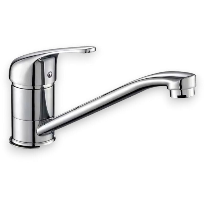 foto del prodotto no brand rubinetto miscelatore monocomando per lavello bagno in ottone cromato