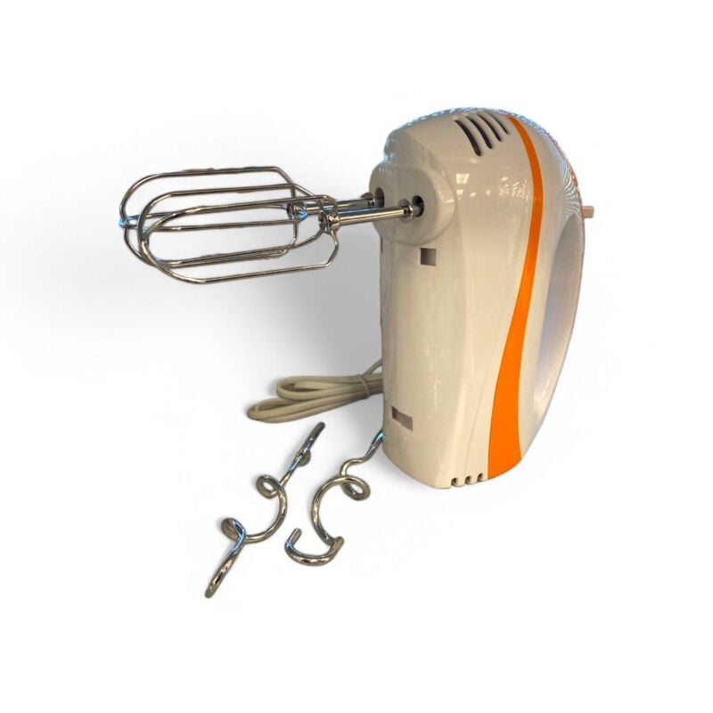 foto del prodotto no brand sbattitore mixer 200w 5 velocita funzione turbo con 2 coppie di fruste per montare e impastare
