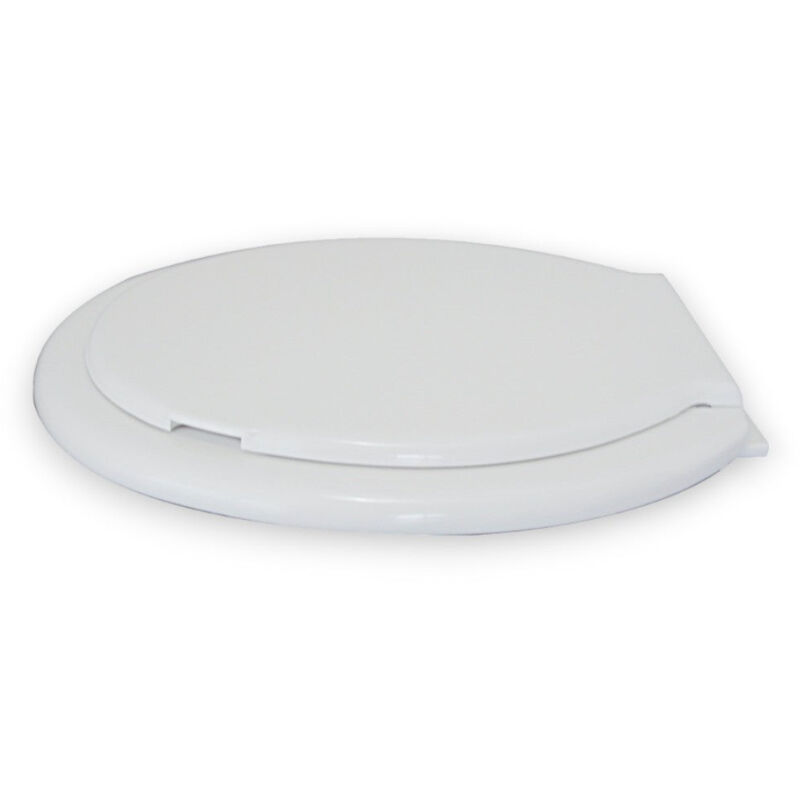 foto del prodotto no brand - sedile wc universale in resina con cerniera e viti di fissaggio per bagno