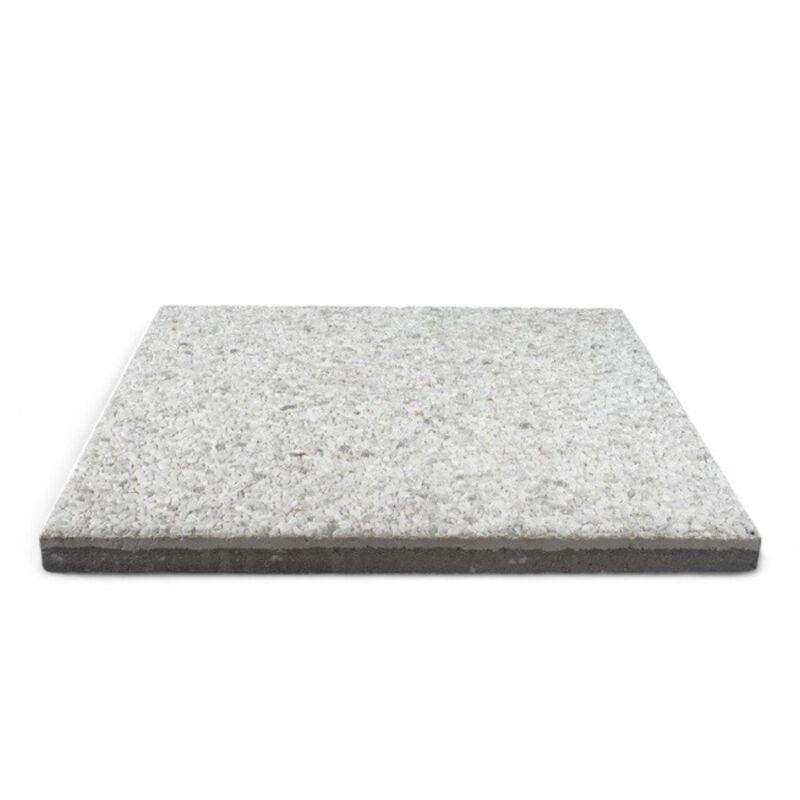 foto del prodotto no brand set 4 piastre base per ombrellone e pavimentazione esterna bianco carrara 50x50x3,7 cm 85 kg
