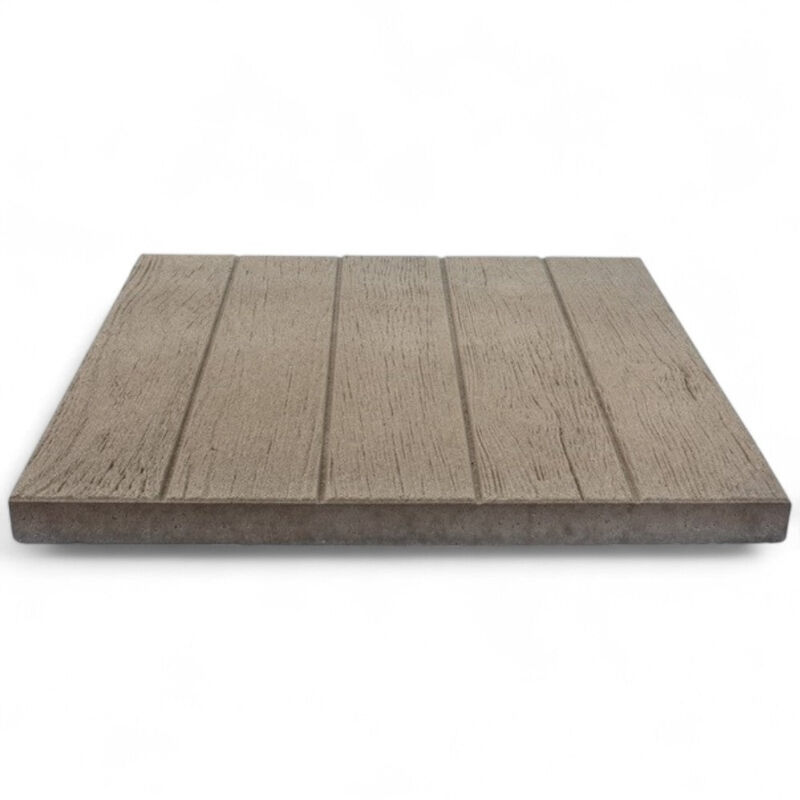 foto del prodotto no brand set 4 piastre base per ombrellone e pavimentazione esterna natural betulla ortogonale 50x50x3,7 cm 85 kg