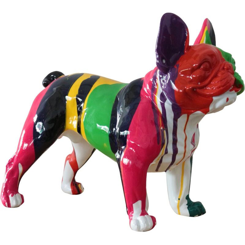 foto del prodotto no brand statuetta boston terrier kuat h bran 52x25x41 cm multicolore
