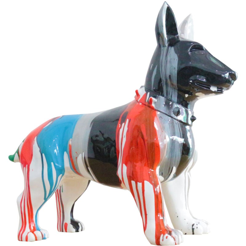 foto del prodotto no brand statuetta bull terrier kuat h shae 59x23x51 cm multicolore